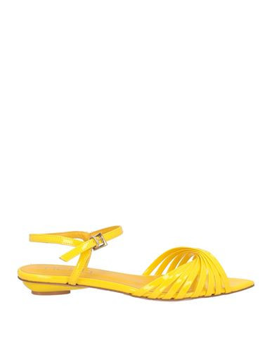Ncub Woman Sandals Yellow Size 9 Textile fibers | YOOX (US)