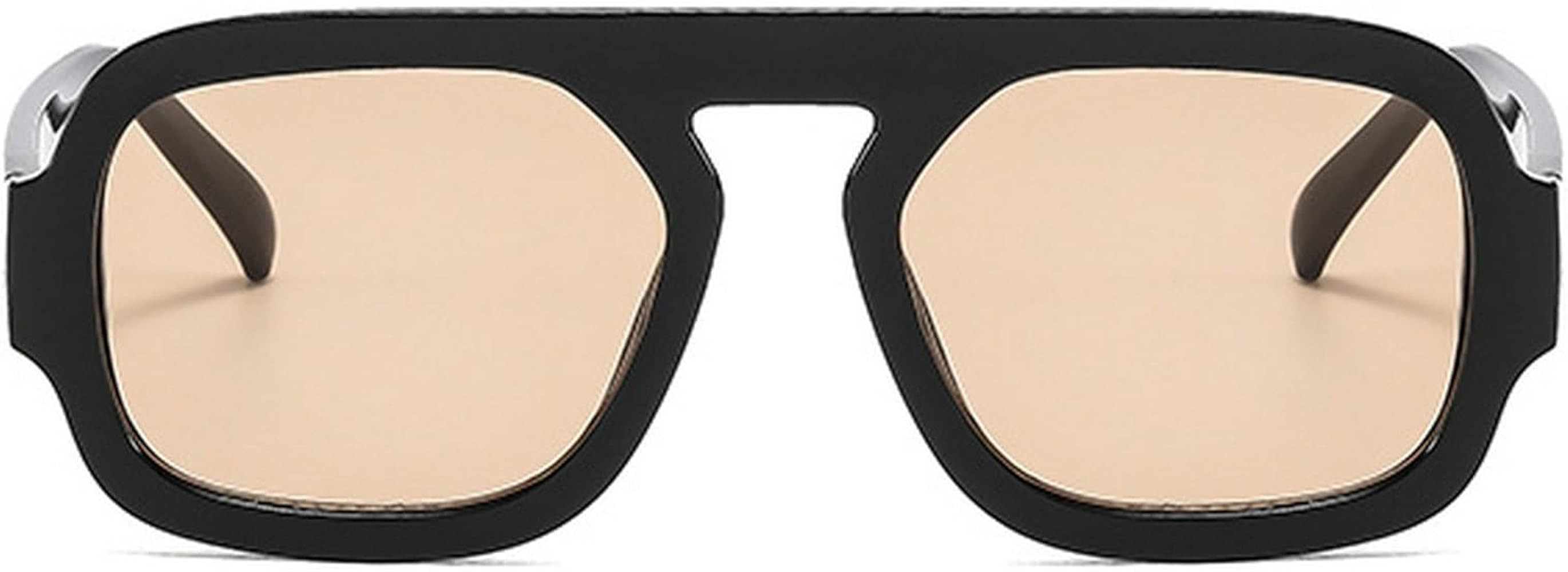 Retro Square Sunglasses Women Fashion Gradient Shades UV400 Men Punk Blue Green Sun Glasses N47 | Amazon (US)