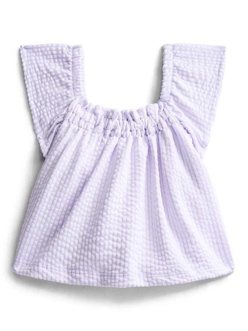 Wonder Nation Baby Girls Flutter Tank Top, Sizes 0-24 Months - Walmart.com | Walmart (US)