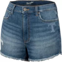 Wrangler Women's Tennessee Volunteers Light Blue Retro High Rise Shorts | Going, Going, Gone!