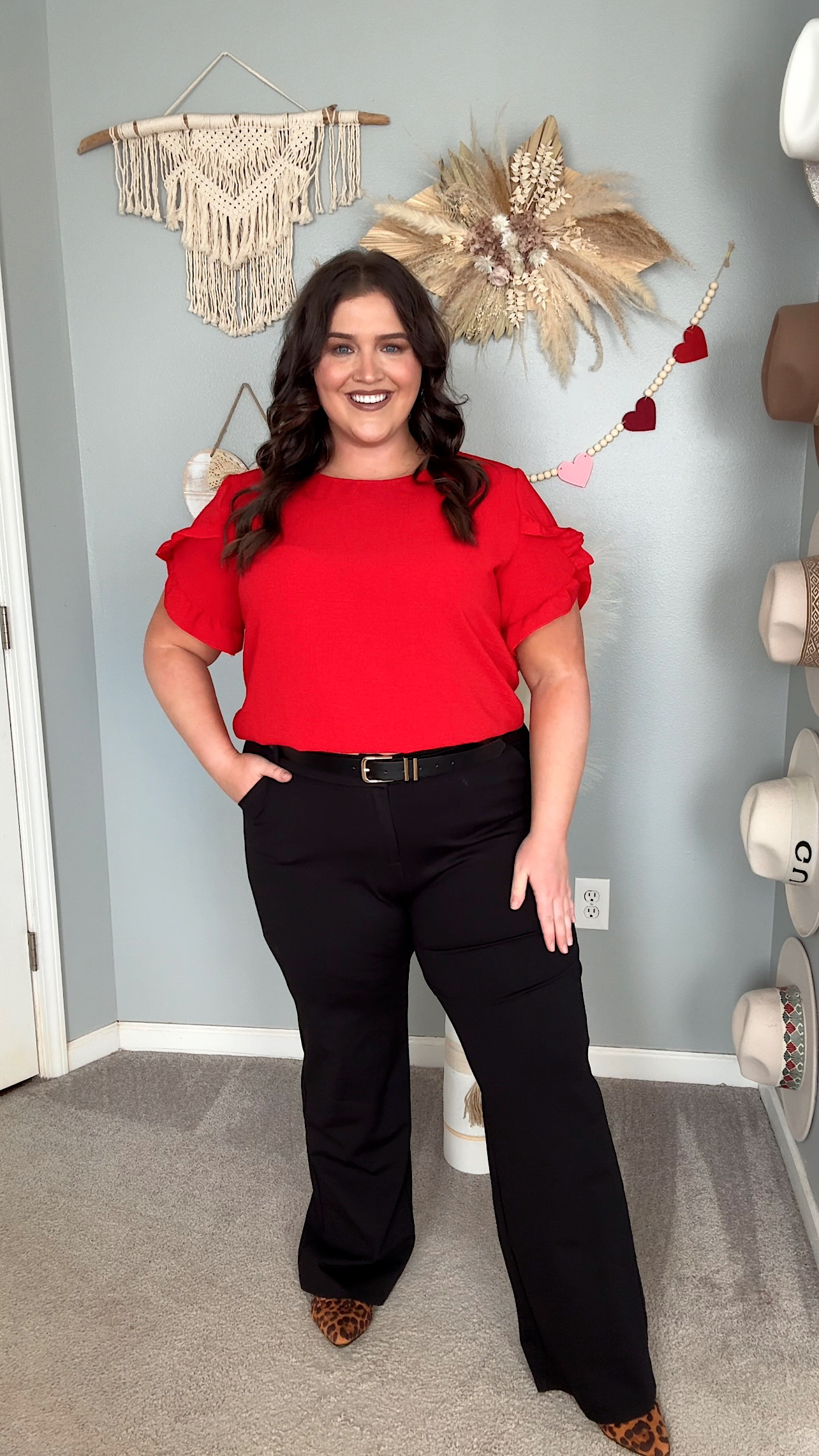 Amazon workwear office outfit with a pop of color for Valentine’s Day! ❣️Size XXL 

#LTKWorkwear #LTKPlusSize #LTKStyleTip