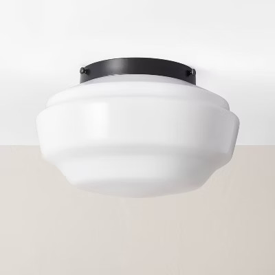 Milk Glass Flush Mount Celling Light - Hearth & Hand™ with Magnolia | Target