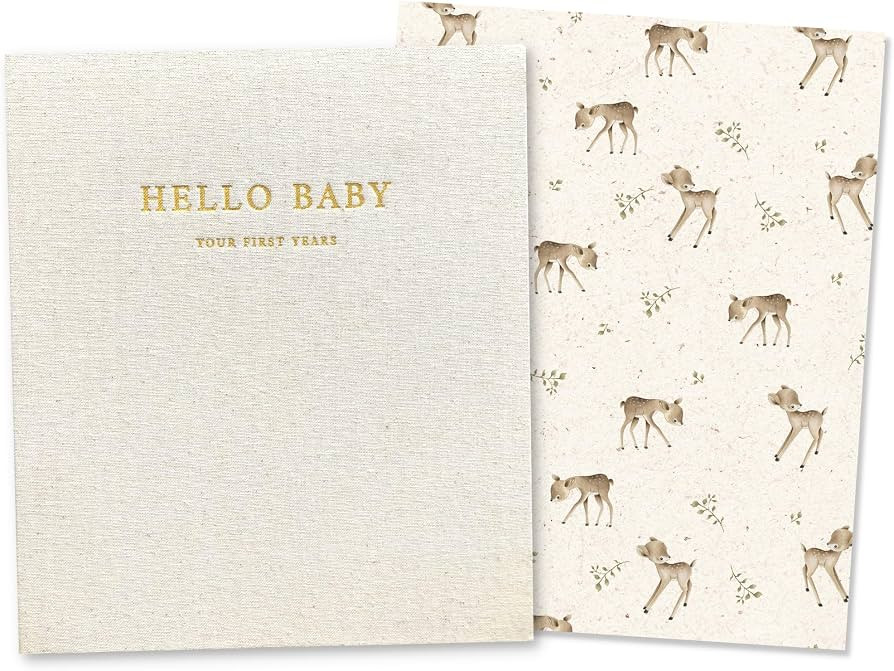 Peachly Unisex Memory Book | Minimalist First Year Keepsake for Milestones | Books First Year Mem... | Amazon (CA)