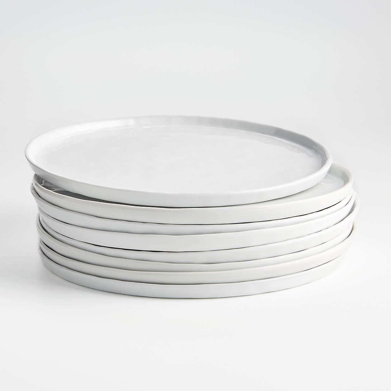 Mercer Dinner Plates, Set of Eight + Reviews | Crate and Barrel | Crate & Barrel