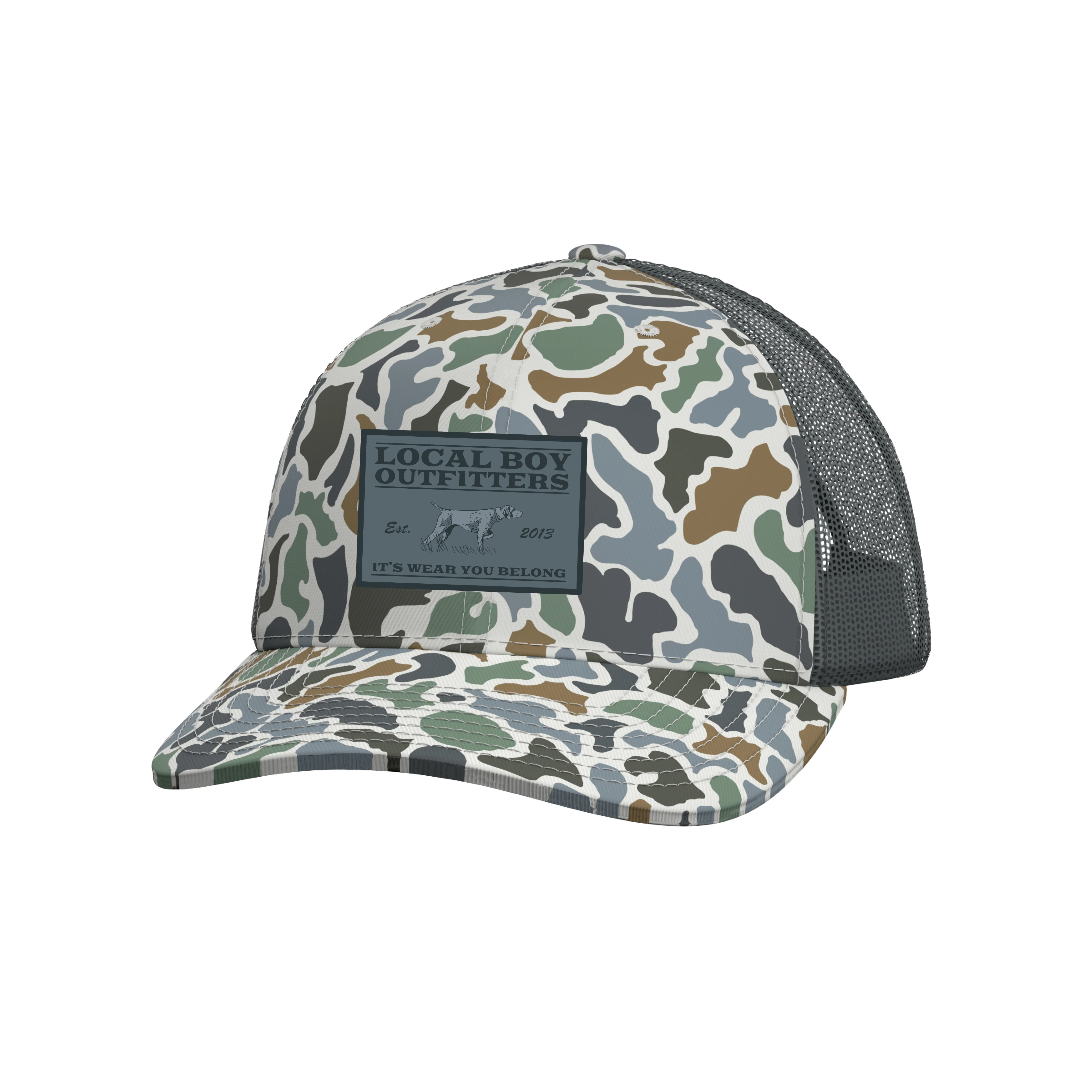 Youth Bird Dog Badge Trucker Hat | Local Boy Outfitters