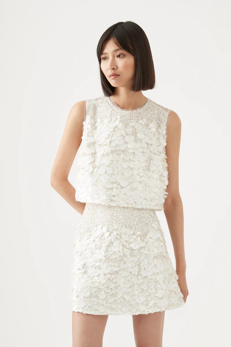 Cherie Sequin Mini Skirt | aje. (Australia and New Zealand)