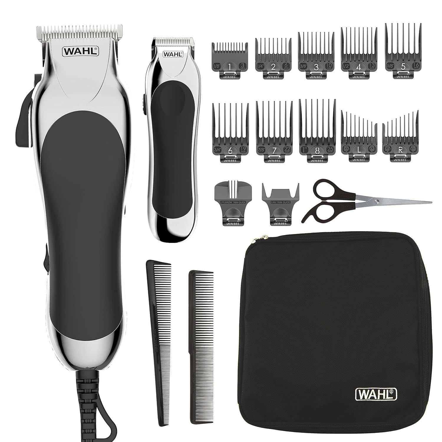 Wahl Clipper Combo Pro, Complete Hair and Beard Clipping and Trimming Kit, Includes Quality Clipp... | Amazon (US)