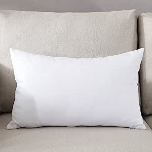 TAOSON Decorative 100% Cotton Canvas Square Solid Toss Pillowcase Cushion Cover Pillow Case with ... | Amazon (US)