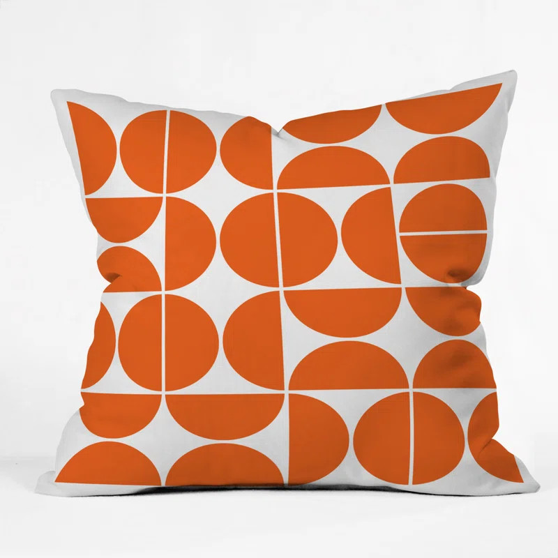 Geometric Polyester Indoor/Outdoor Throw Pillow | Wayfair North America