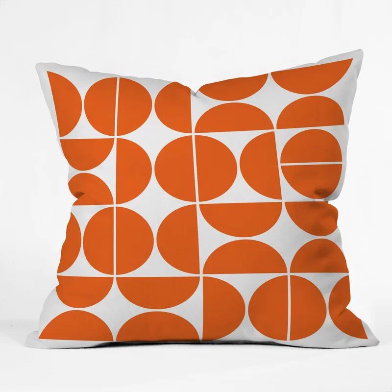 Geometric Polyester Indoor/Outdoor Throw Pillow | Wayfair North America