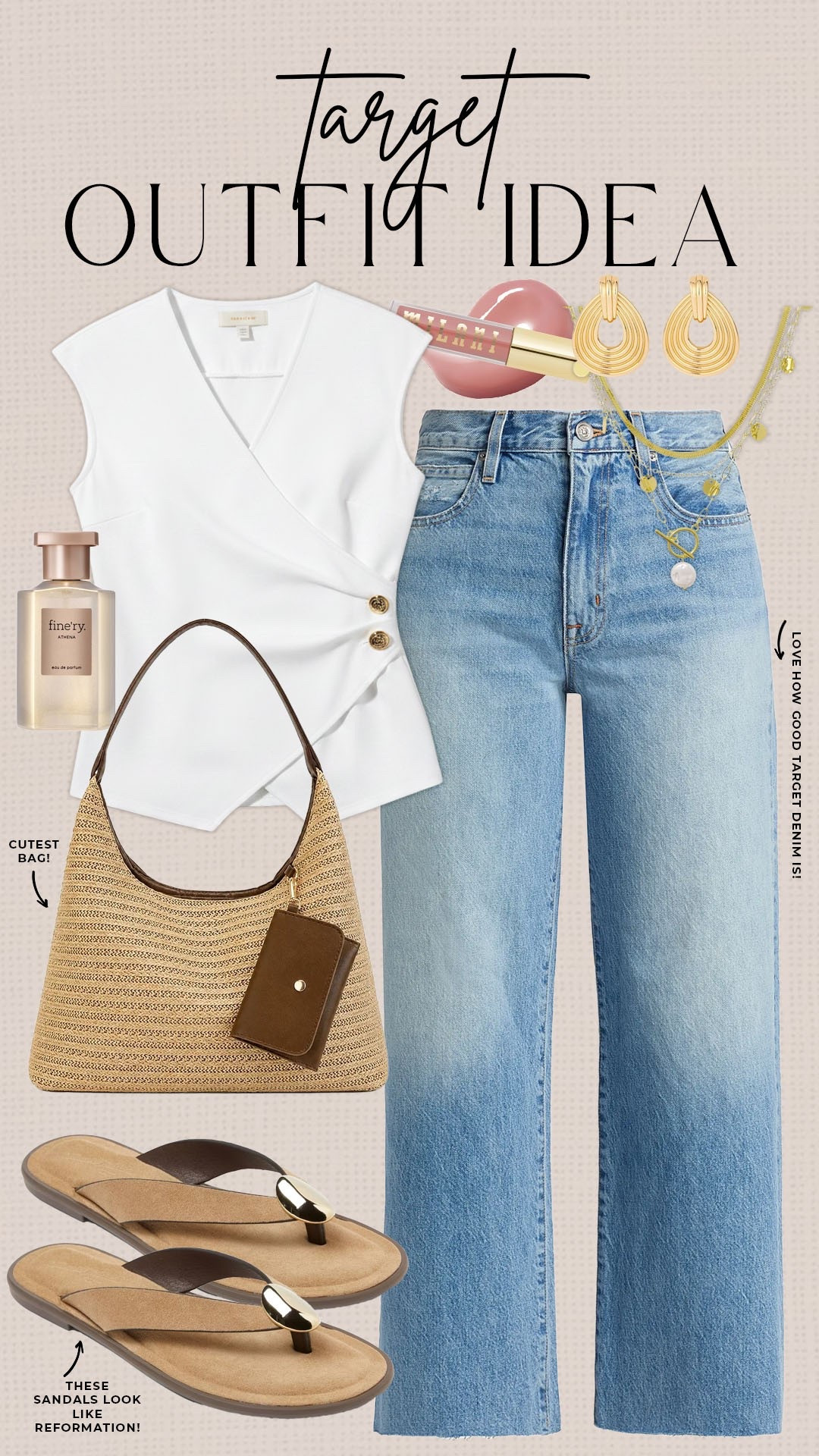 Trendy summer outfit from Target!

#targetfinds

Target finds. Target fashion. Target summer style.

#LTKootd #LTKSeasonal #LTKgrwm