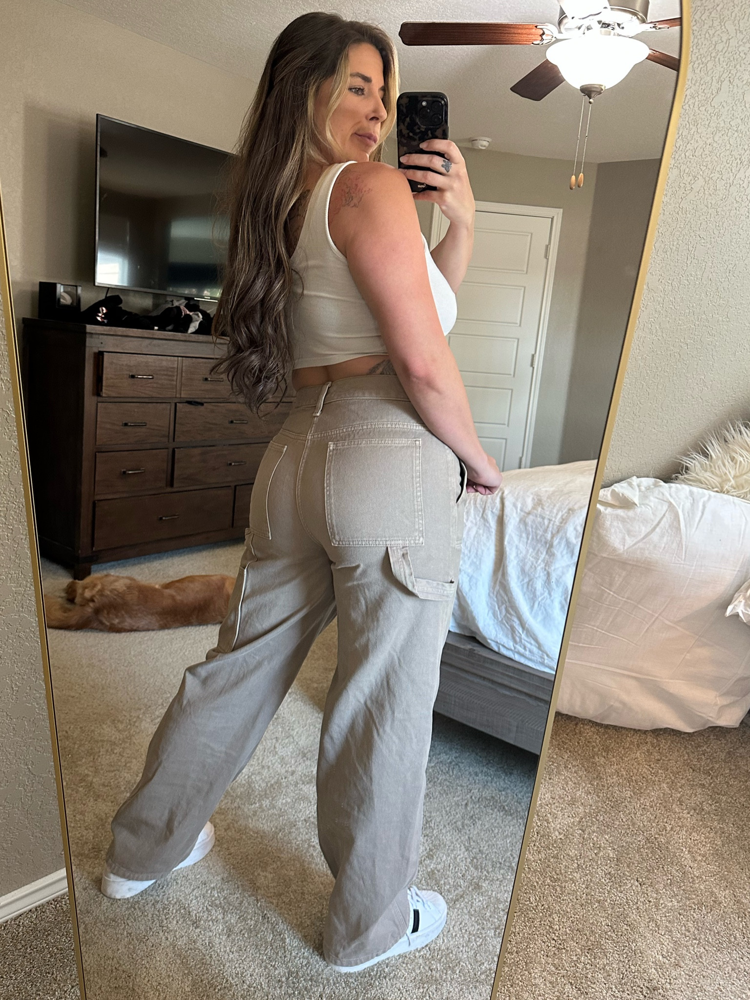 Sporty wear, cargo pants, adidas, white tank, casual

#LTKFind #LTKBacktoSchool #LTKcurves
