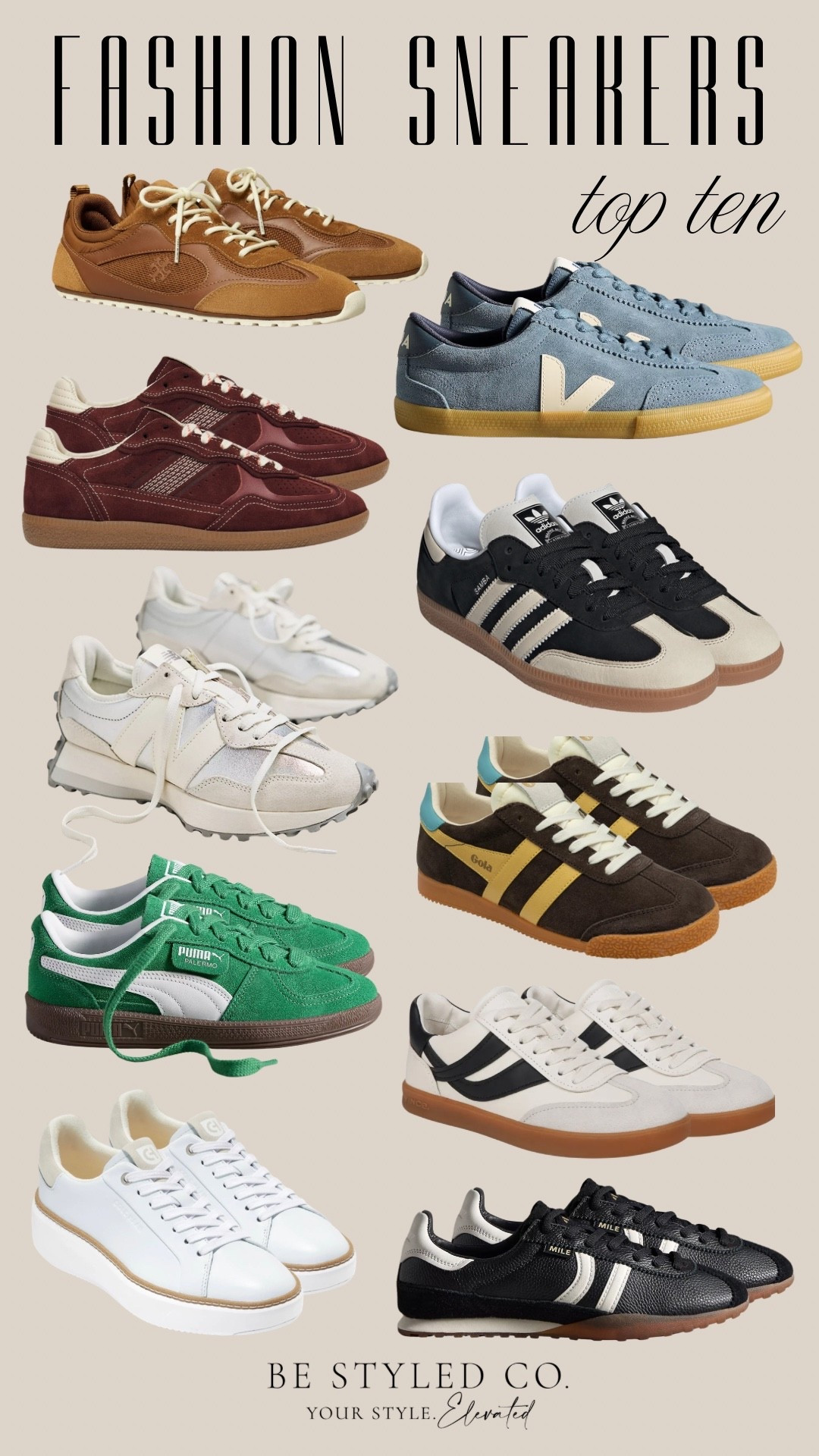 Top 10 fashion sneakers this season! Many on sale now! Shop our stylists too 10 favorite fashion sneakers to elevate your casual outfits here! 
Sneaker trends / low profile sneakers / fall sneakers 

#LTKGiftGuide #LTKSaleAlert #LTKHoliday