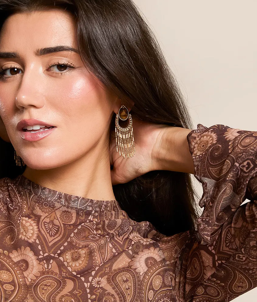 Horseshoe Fringe Earring | Buckle