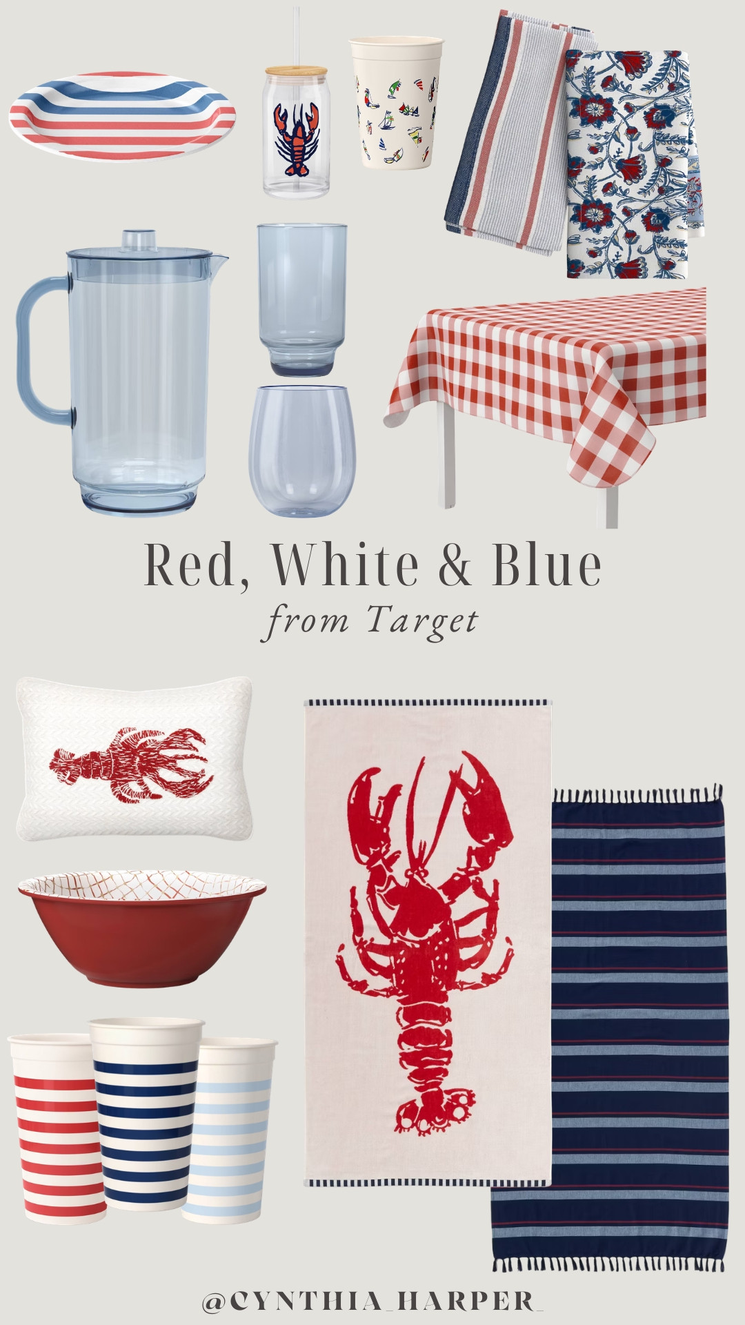 Red, white & blue finds from Target

#TargetFinds #SummerDecor #LTKHome 

 