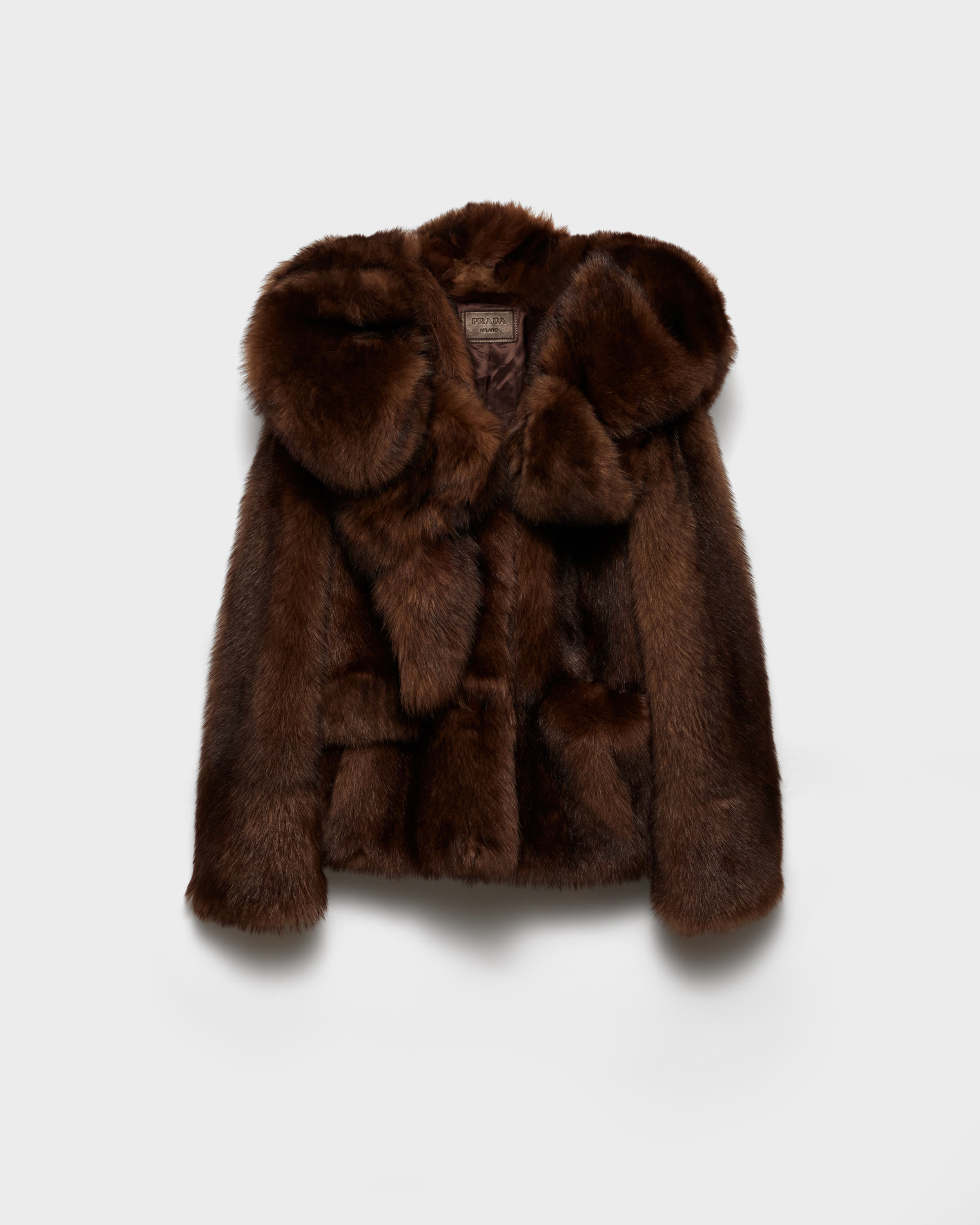 Shearling jacket | Prada UK