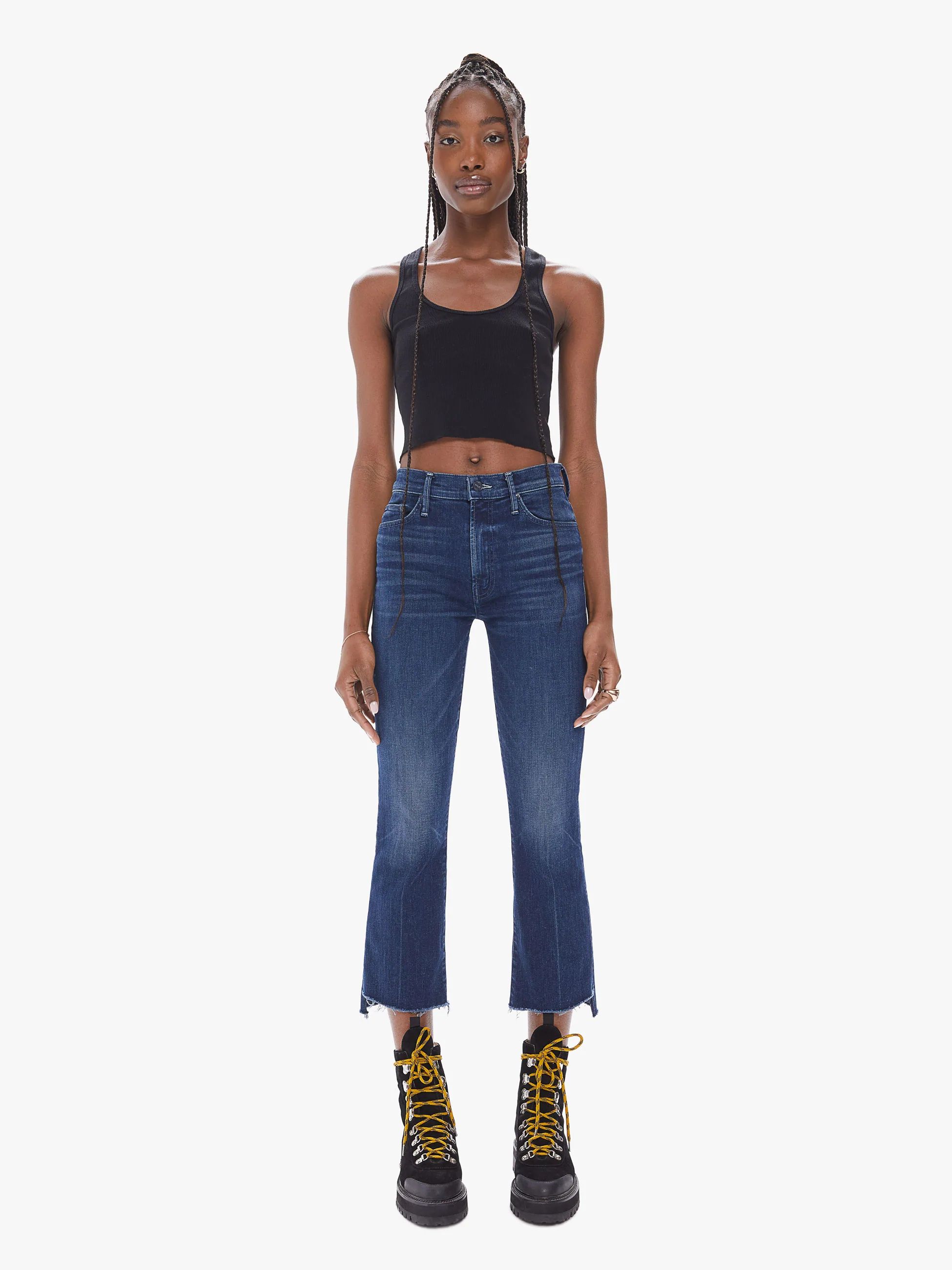 The Insider Crop Step Fray | Mother Denim