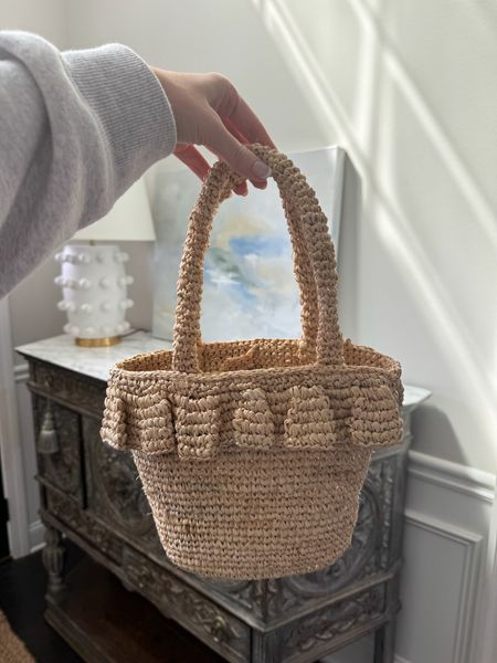 This small raffia ruffle-hem bag from J. Crew is perfect for spring and will go with any outfit! 

#LTKstyletip #LTKfindsunder100 #LTKSeasonal