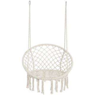 15.7 in. L Hammock Chair Macrame Swing Maximum 330 lbs. Hanging Cotton Rope Hammock Swing Chair for Indoor and Outdoor | The Home Depot