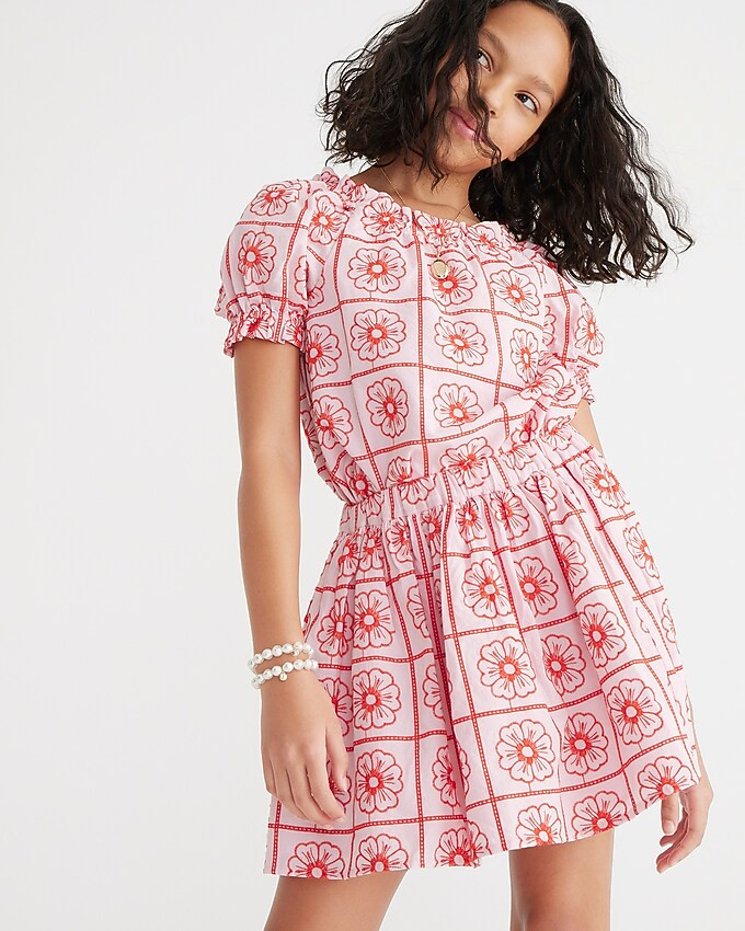 Girls' pull-on skirt with embroidery | J. Crew US