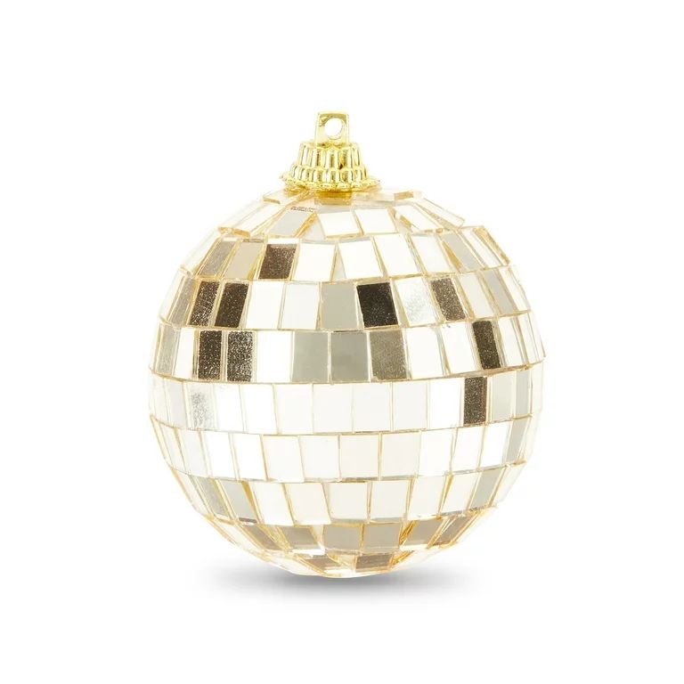 Disco Ball Ornaments, 4.65 in, 6 Count, by Holiday Time | Walmart (US)