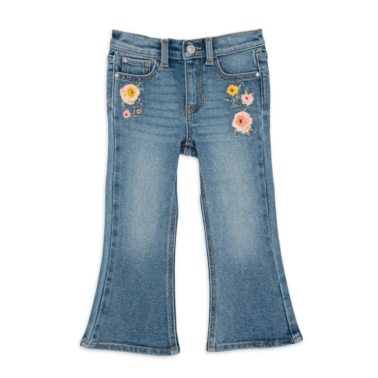 Wonder Nation Baby and Toddler Girl Fashion Denim Pants, 12 Months-5T - Walmart.com | Walmart (US)