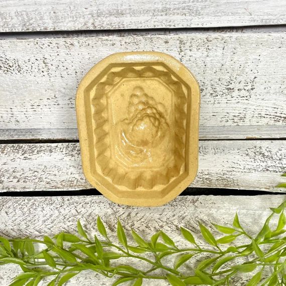 Antique Yellow Ware Mold - Antique Pudding / Butter Mold | Etsy (US)