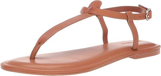 Amazon Brand - 206 Collective Women's Sakon Leather Flat Sandal | Amazon (US)
