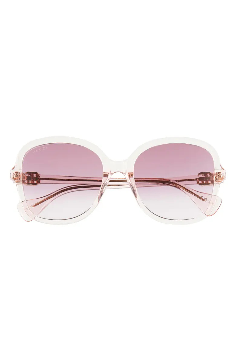56mm Gradient Butterfly Sunglasses | Nordstrom