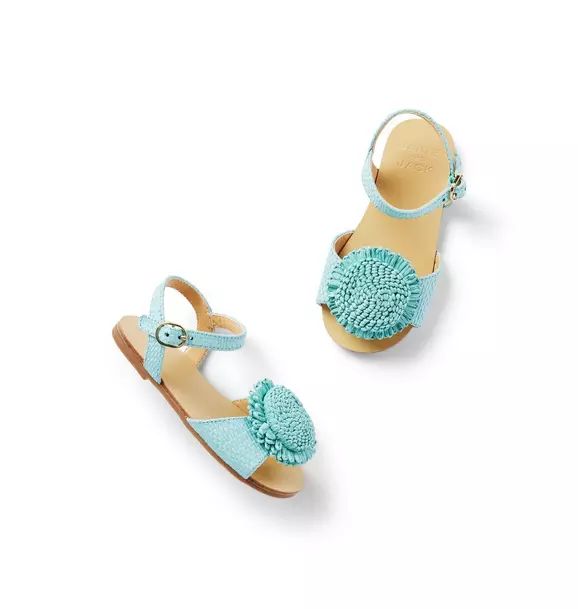 Woven Flower Sandal | Janie and Jack