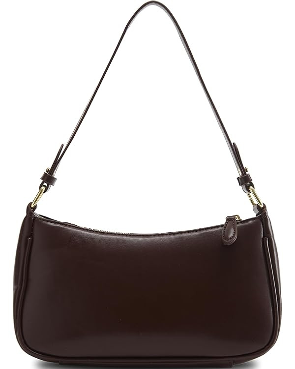 Crescent Shoulder Bag for Women Trendy Tote Handbag Purse Vegan Leather Clutch Handbag with 2 Rem... | Amazon (US)