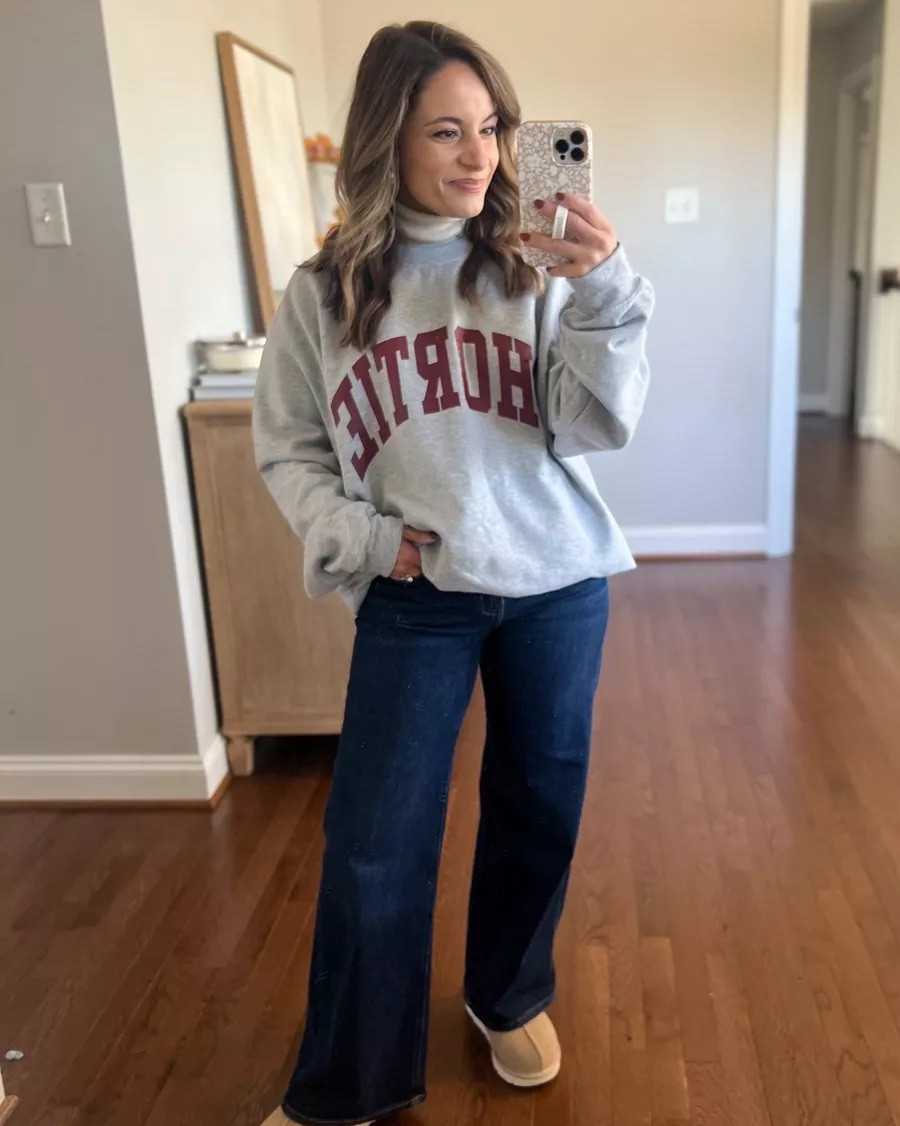 A few of my favorite Fall boots you can wear all season long!

Outfit 1:
Shortie sweatshirt (Amazon): sized wayyy up in this to a large so I could also wear it long and cozy with leggings. I think you could go true to size and it would still be a little oversized. Turtleneck (Gap): petite xs
Jeans (Madewell): petite 24 | 10.5” rise | 28” inseam
Shoes (UGG): tts

Outfit 2:
Boots (Duo): size up 1/2 size 
Leggings (Aerie): xs short
Turtleneck (Aritzia): xxs
Poncho (Amazon): xs

Outfit 3:
Knee high boots (Sam Edelman): tts
Navy sweater (Quince): xs
Striped button down (J.Crew Factory): petite xxs
Duster Cardigan (Amazon): xs in “apricort” first color option
Suede skirt (J.Crew Factory): 0 - sized up (sold out unfortunately)

Size comparison: 4’10” (32”, 24”, 36”), 25” ankle inseam and 27.5-28” full length inseam

#LTKPetite #LTKSaleAlert #LTKSeasonal