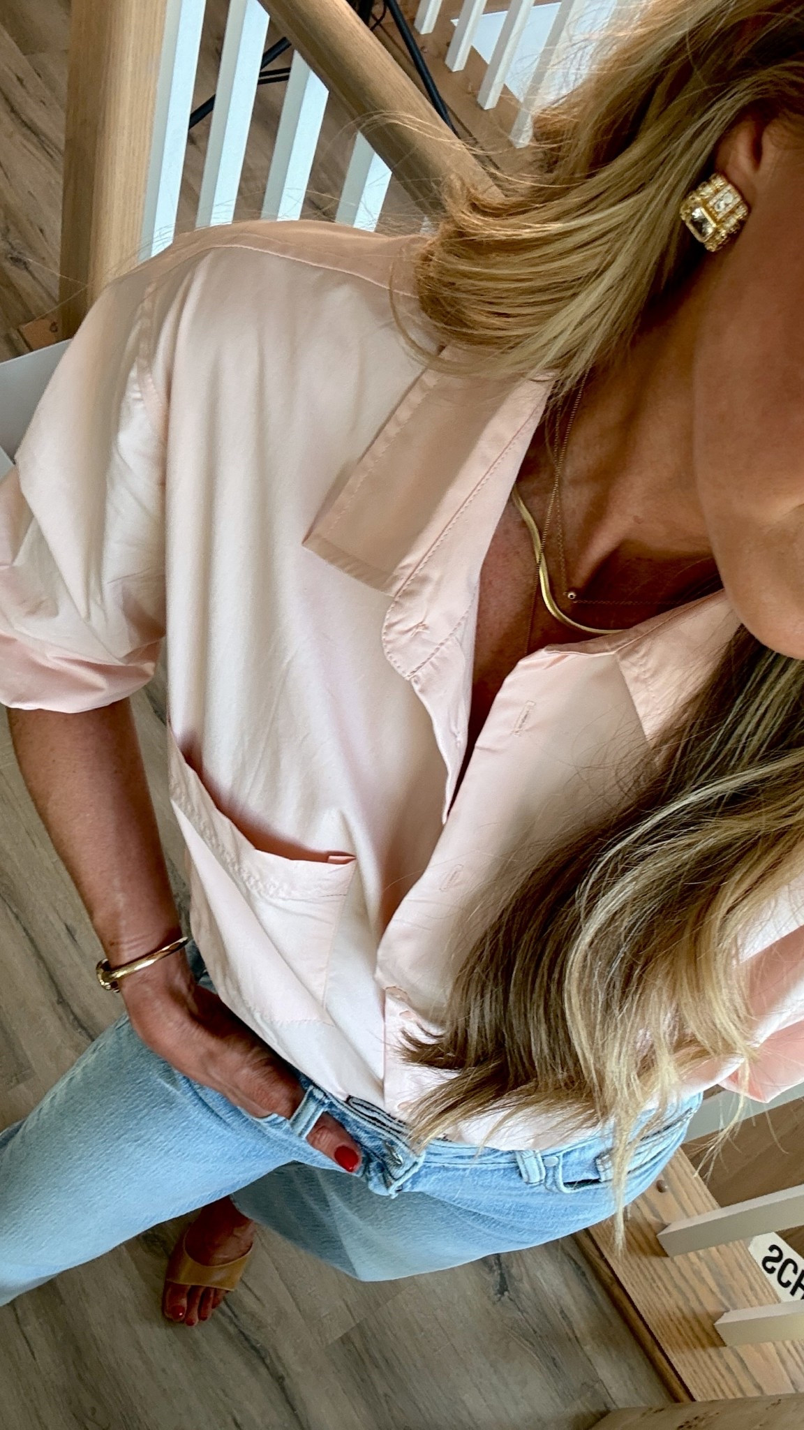 I found the perfect pink button up and barrel jeans under $50! 

#LTKootd #LTKSeasonal #LTKdayinmylife
