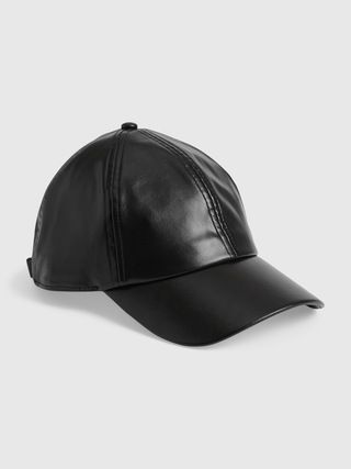 Faux-Leather Baseball Hat | Gap (US)