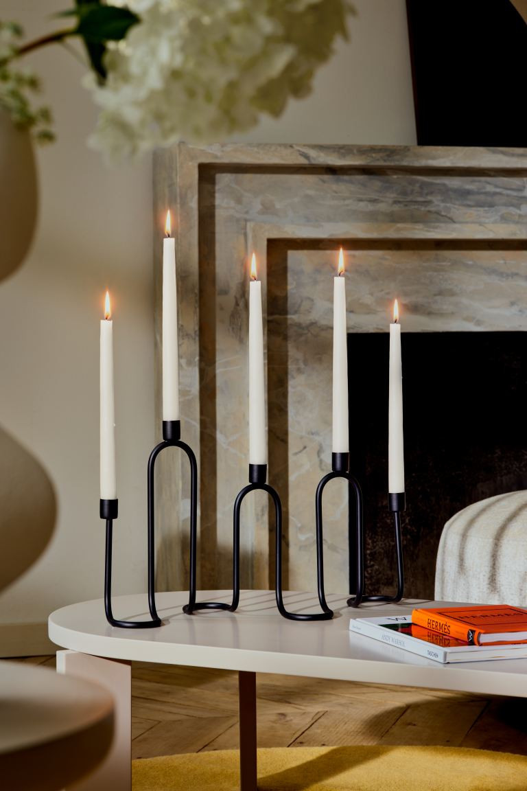 Wavy Metal Candelabra | H&M (US + CA)