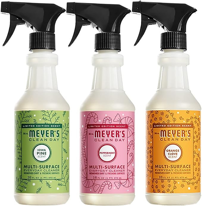 MRS. MEYER'S CLEAN DAY Limited Edition Scent Multi Surface Cleaner Bundle, 1 Iowa Pine Scent, 1 P... | Amazon (US)