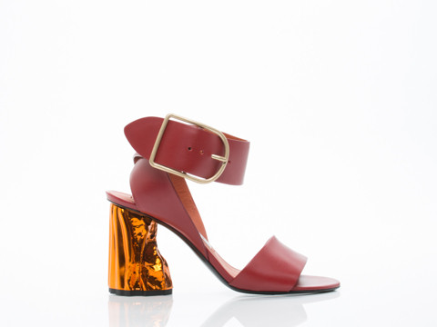Acne Studios Obin in Berry Red Orange size 10.0 | Sole Struck