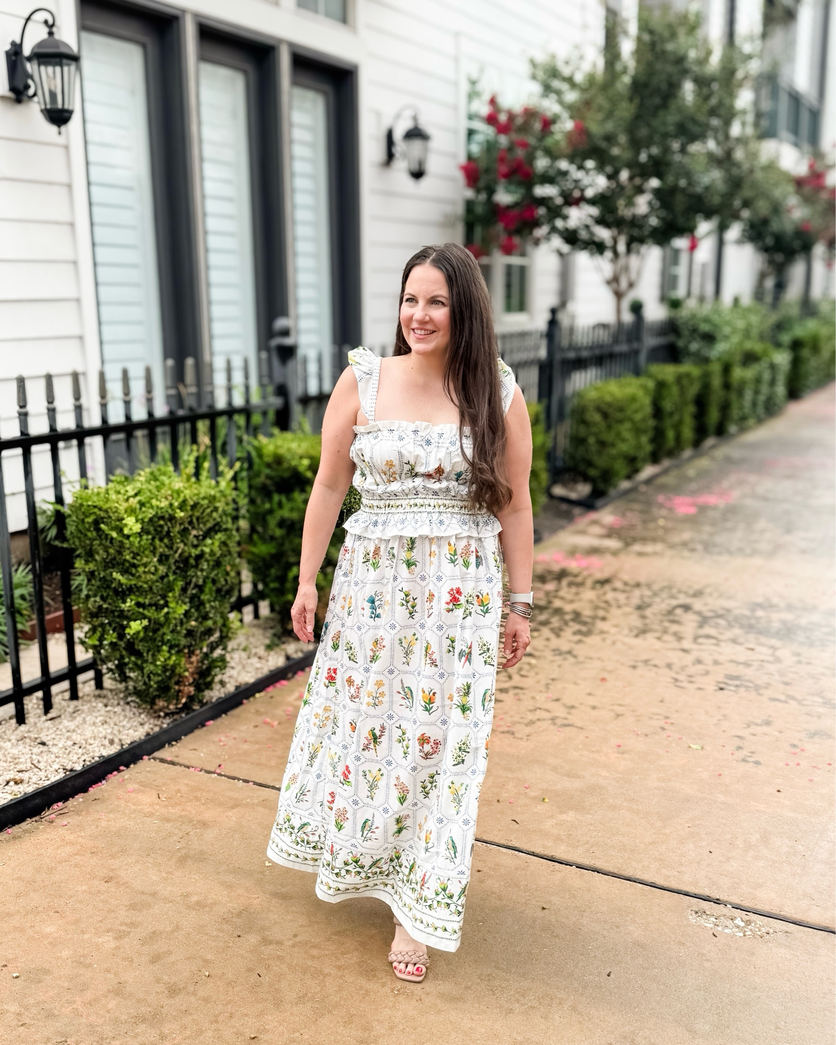 A beautiful summer dress that feels equal parts feminine, classic, and effortless! The detailed floral print and flowy maxi length make this such a pretty option for vacations, special occasions, brunch, or summer celebrations. Definitely one of those dresses that makes getting dressed feel easy!

summer outfit, summer dresses, floral maxi dress, vacation dress, vacation outfits, wedding guest dress, feminine style, elevated casual style, classic fashion, mom style

#LTKSeasonal #LTKOver40 #LTKPetite