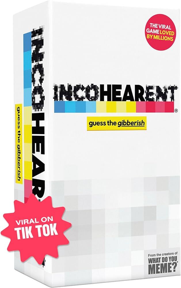 WHAT DO YOU MEME? Incohearent - The Party Game Where You Compete to Guess The Gibberish - Gifts f... | Amazon (US)