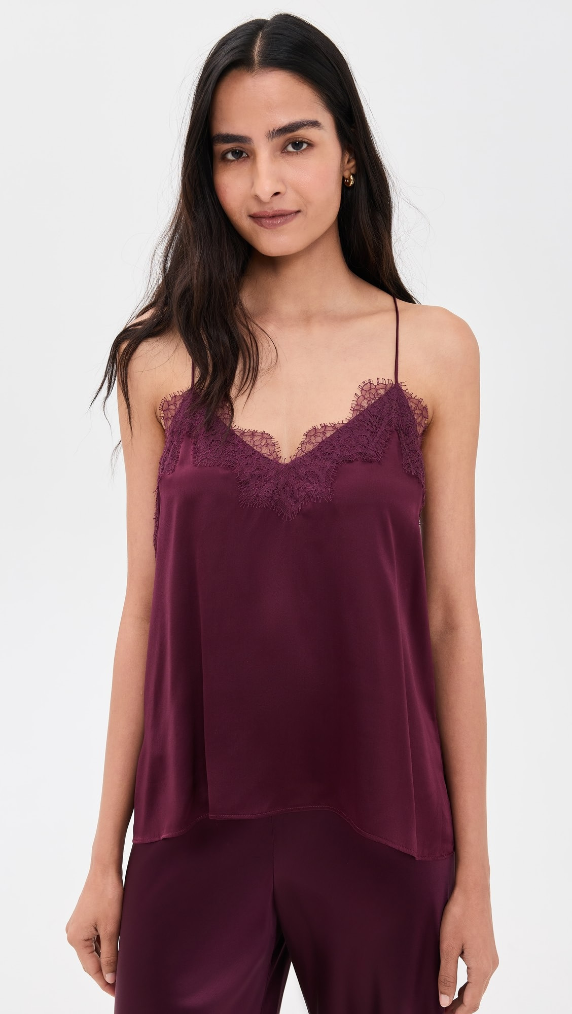 Racer Charmeuse Camisole | Shopbop