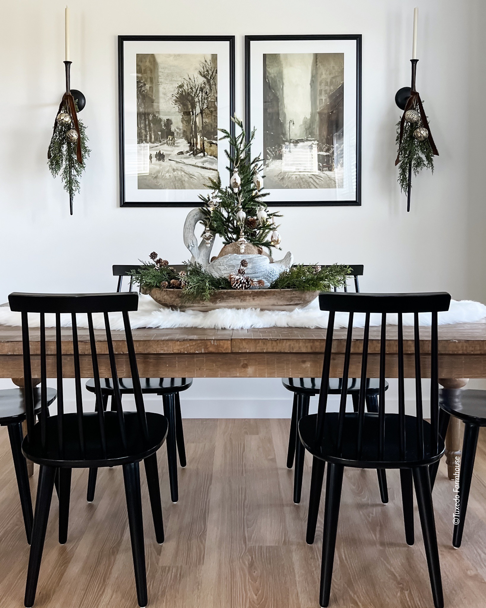 This holiday table centerpiece and sconce decor is so easy to put together. Tutorials for both are saved in my reels on Instagram. 

Christmas decor, holiday decor 

#LTKSeasonal #LTKhome #LTKHoliday