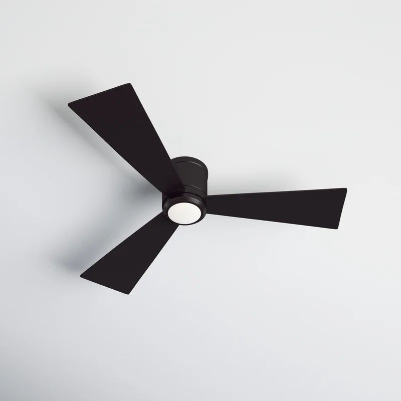 52'' Clarity 3 - Blade LED Standard Ceiling Fan with Remote Control and Light Kit Included | Wayfair North America