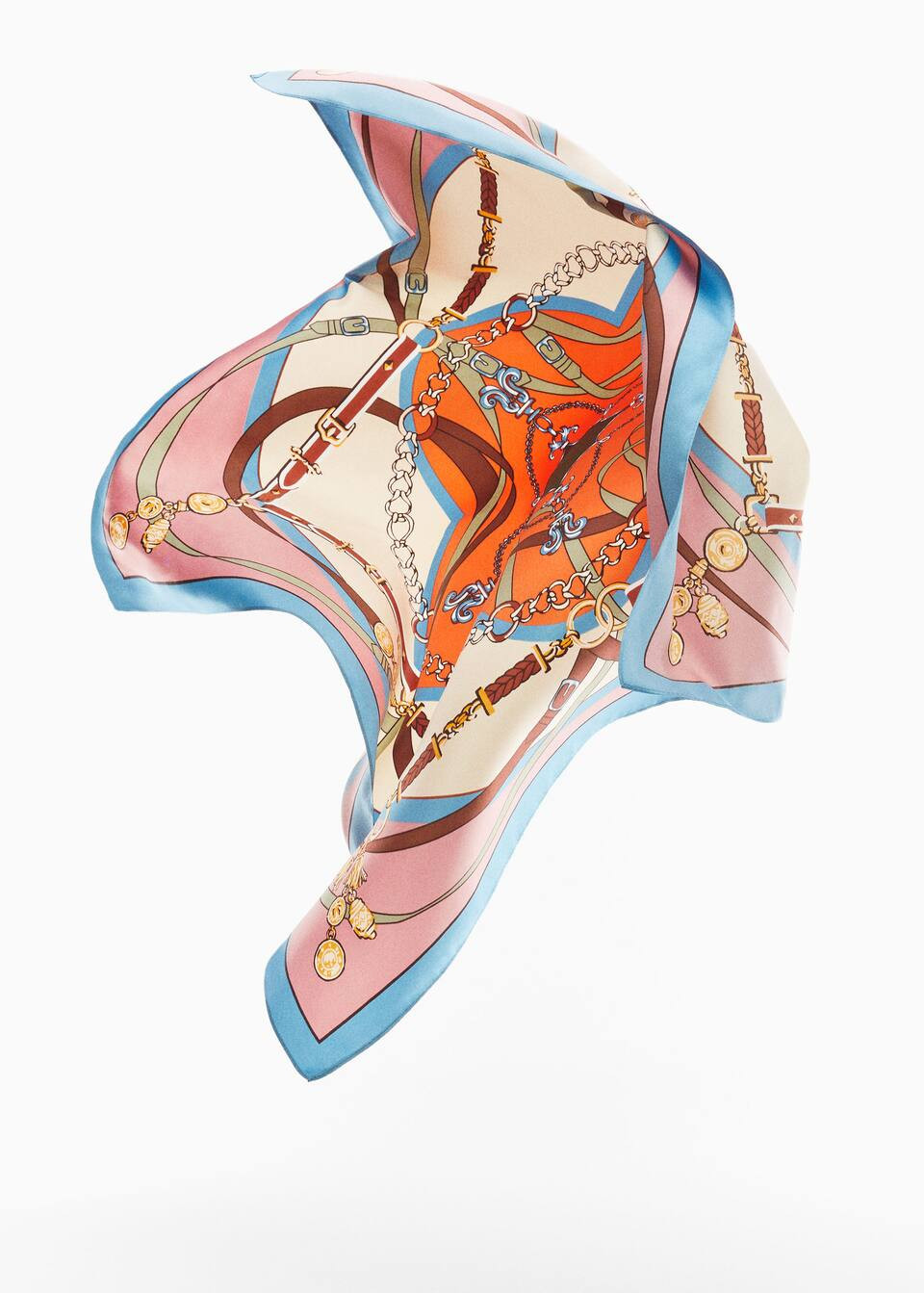 Printed scarf -  Women | Mango USA | MANGO (US)