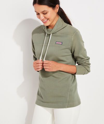 Garment-Dyed Funnel-Neck Shep Shirt | vineyard vines