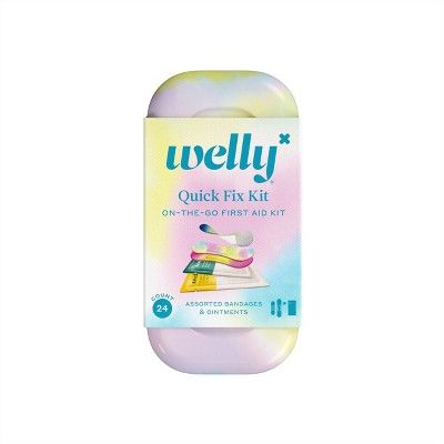 Welly Colorwash Quick Fix On the Go First Aid Kit - 24ct | Target