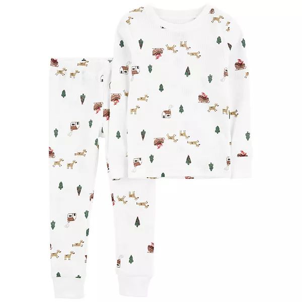 Toddler Carter's Christmas Thermal Pajama Set | Kohl's