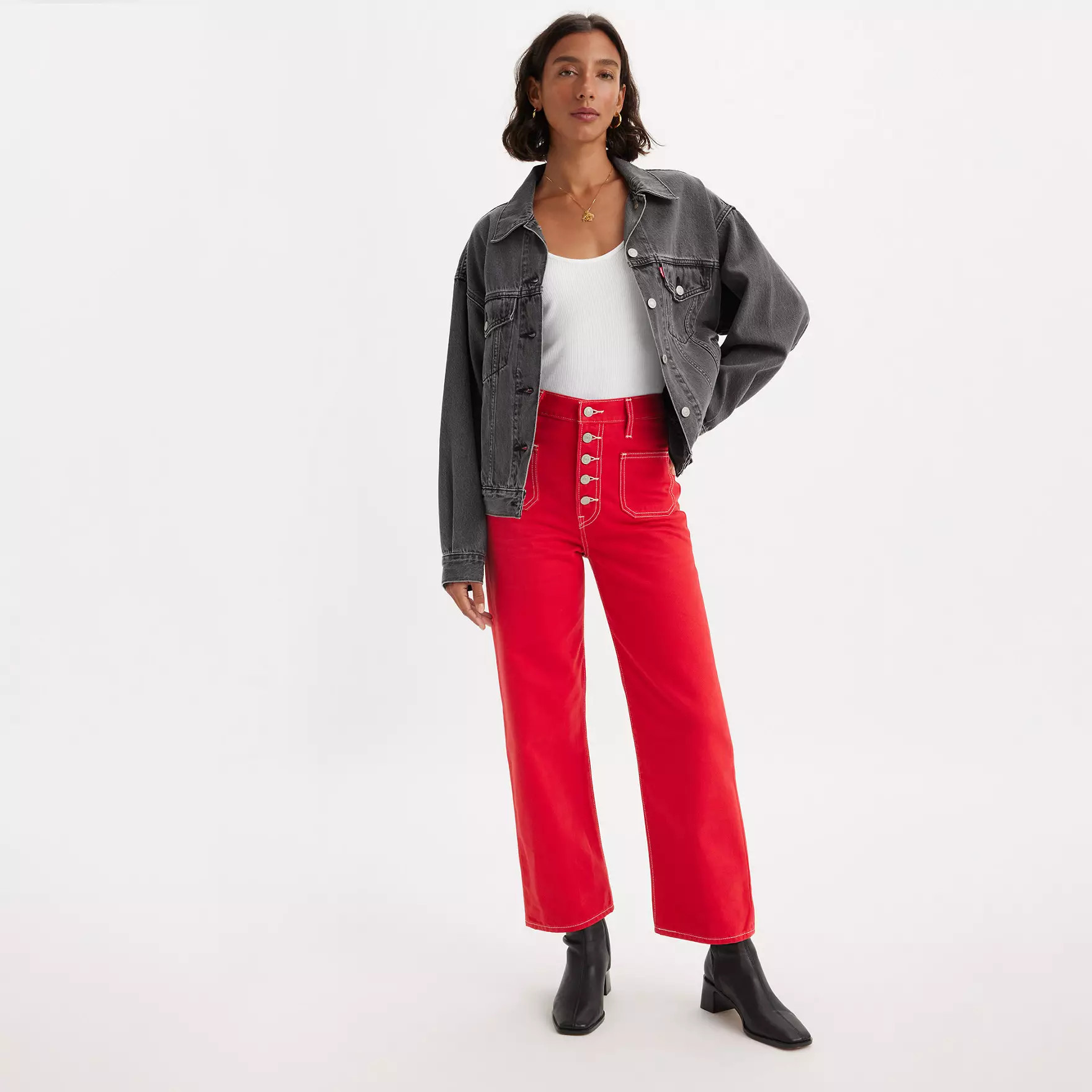 Ribcage Straight Patch Pocket Women's Jeans | LEVI'S (US)