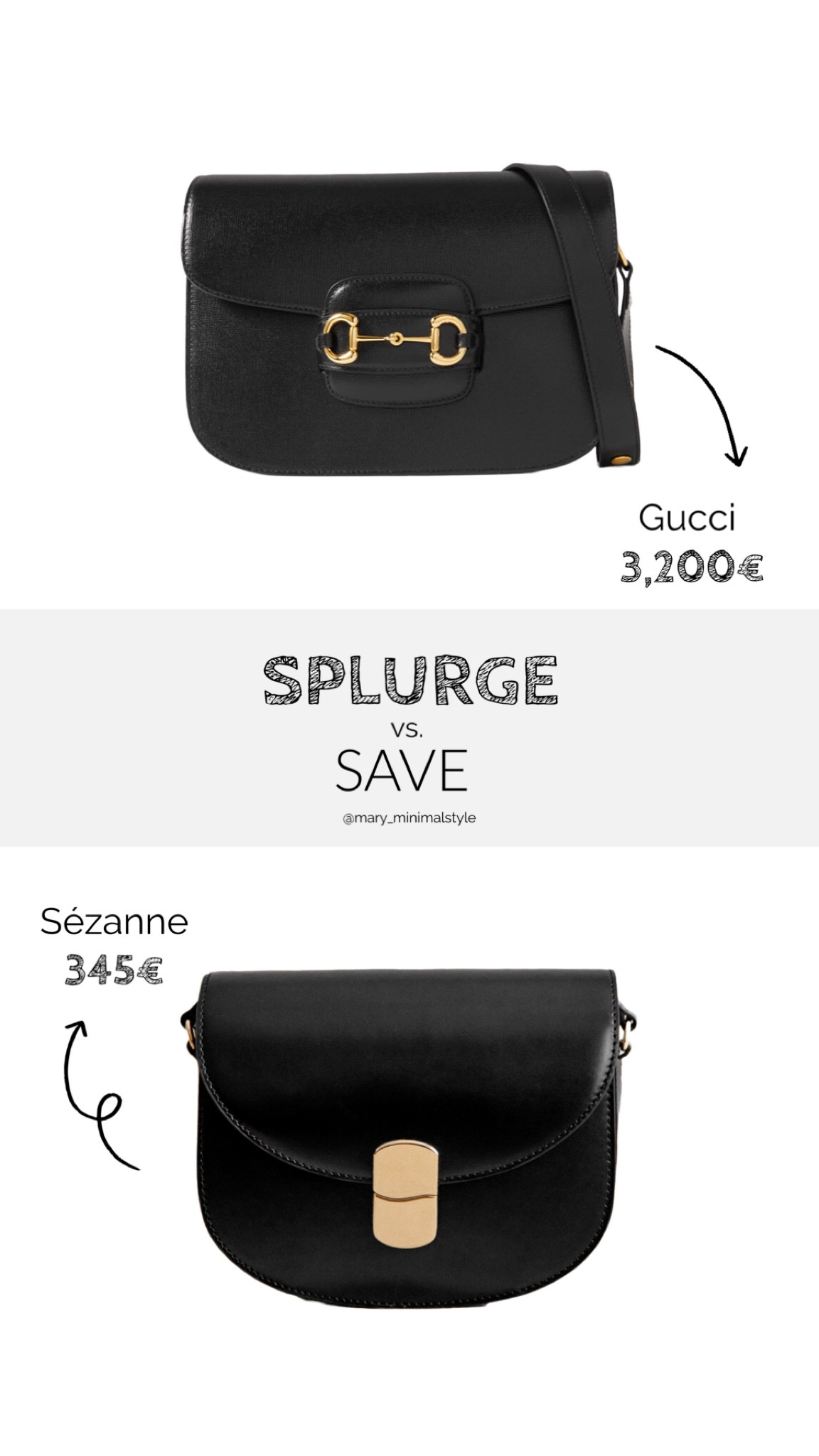 Splurge vs. Save - Black Handbags 👜 

#LTKfindsunder100 #LTKU #LTKSeasonal