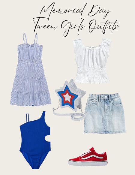 Memorial Day outfit for tween girls! ✨ Old navy items are 30% off at checkout! Red white and blue. Memorial Day weekend. 4th of July outfit. Summer style

#LTKsalealert #LTKkids #LTKSeasonal