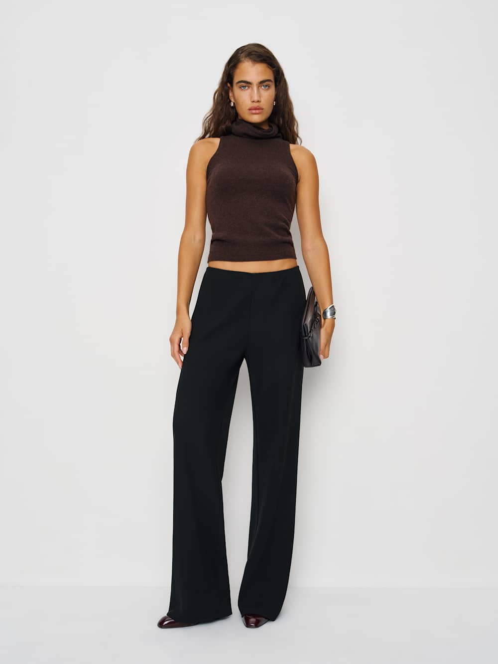 Gale Mid Rise Bias Pant | Reformation (Global)